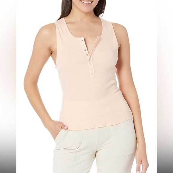 Free People Tops - NWOT Free People button up tank light pink XS MSRP $78
